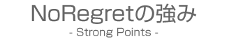 NRの強み-Strong Points-